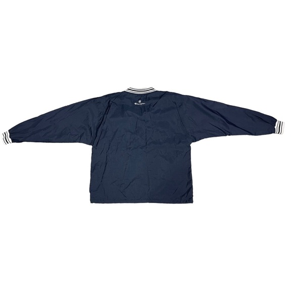 Vintage Men’s Champion Windbreaker Pullover-Navy - Picture 7 of 10